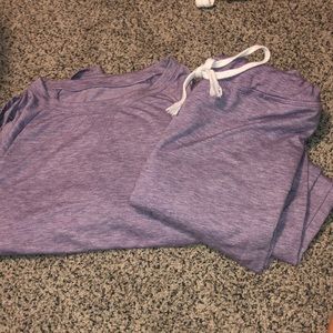Light Purple Top and Bottoms Set